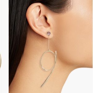 Faris Carmen earrings bronze/amethyist